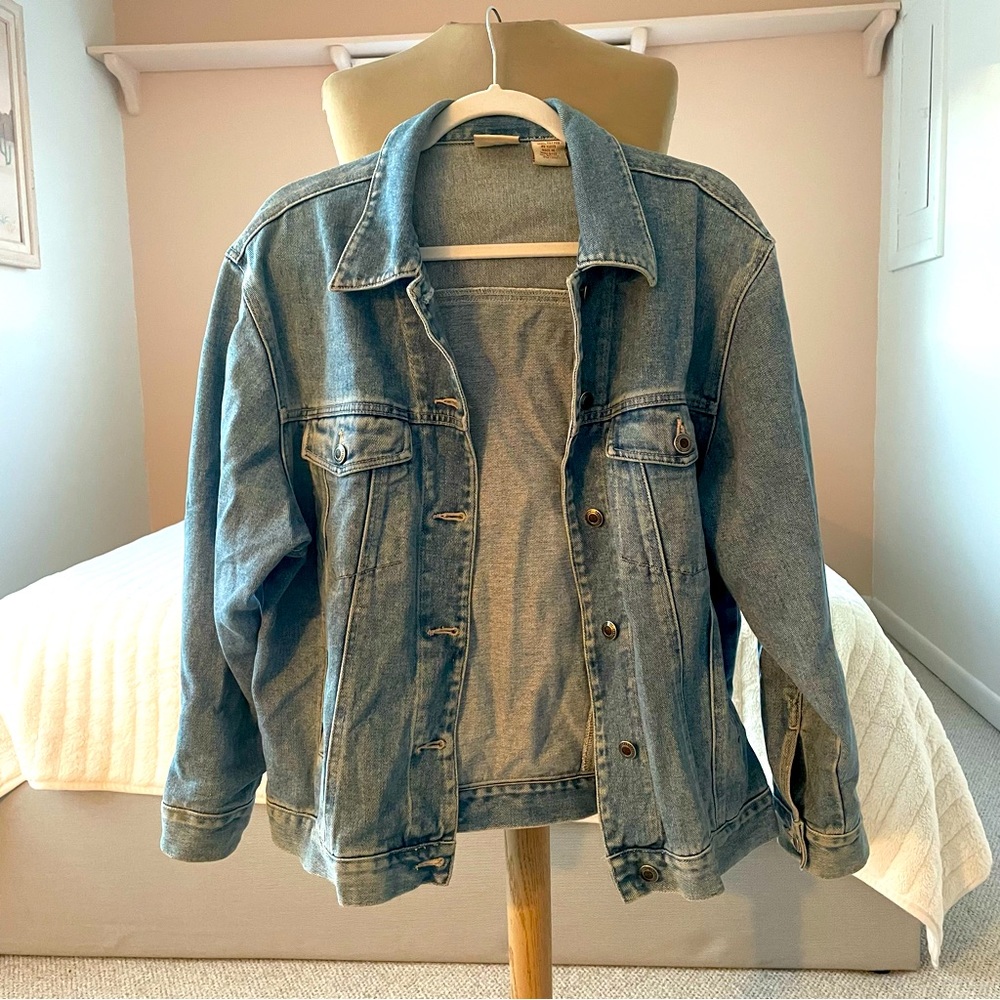 Standard oversized denim jacket 🧥